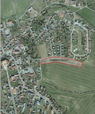 Luftbild Lage Wohngebiet Schlossblick